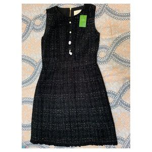 Black Sparkle tweed dress from Kate Spade.